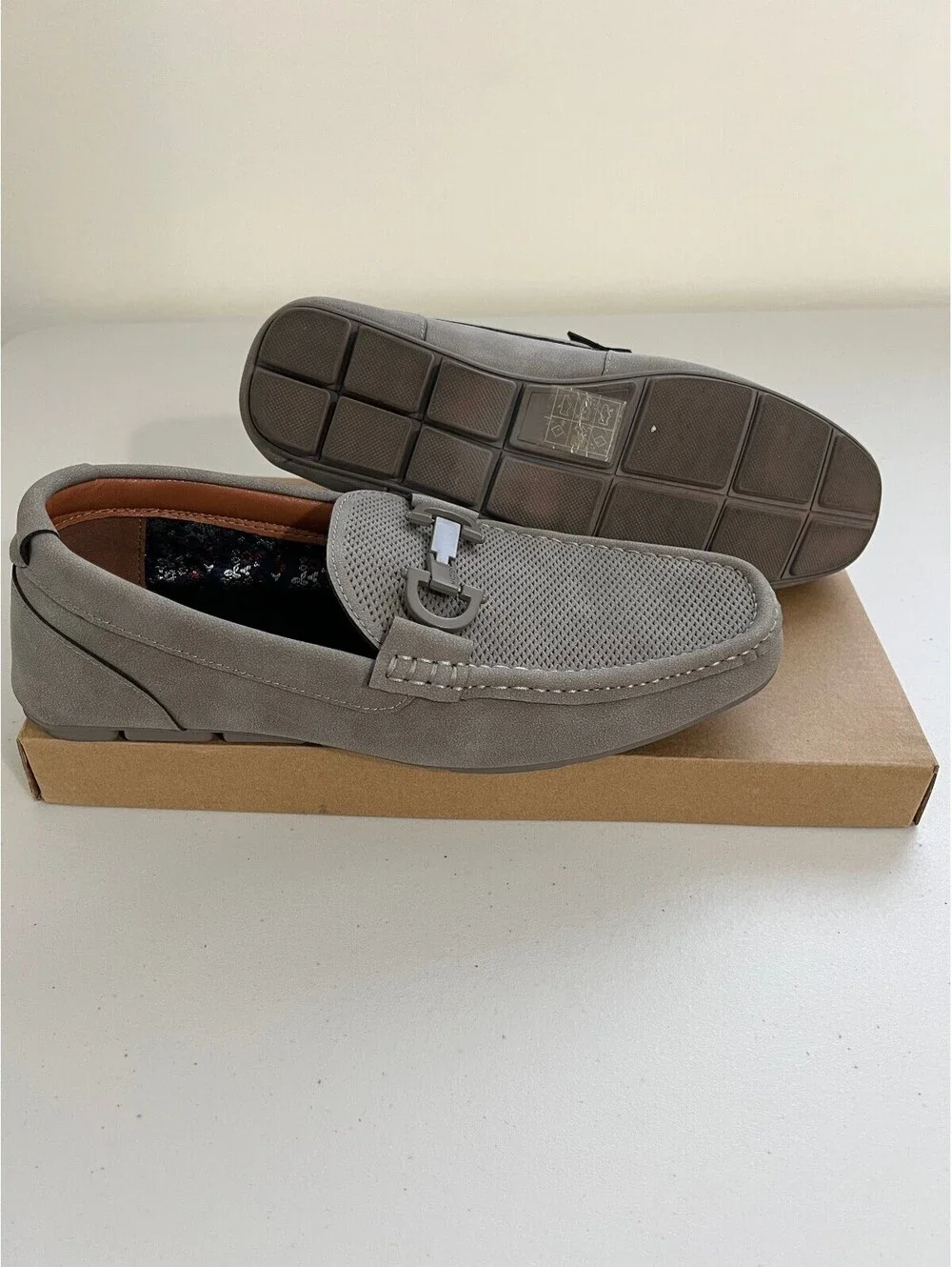 Madden Men Men's Seilix Dress Bit Loafers - Gray Distro ,Size ,9